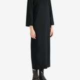 Black dress, full body view