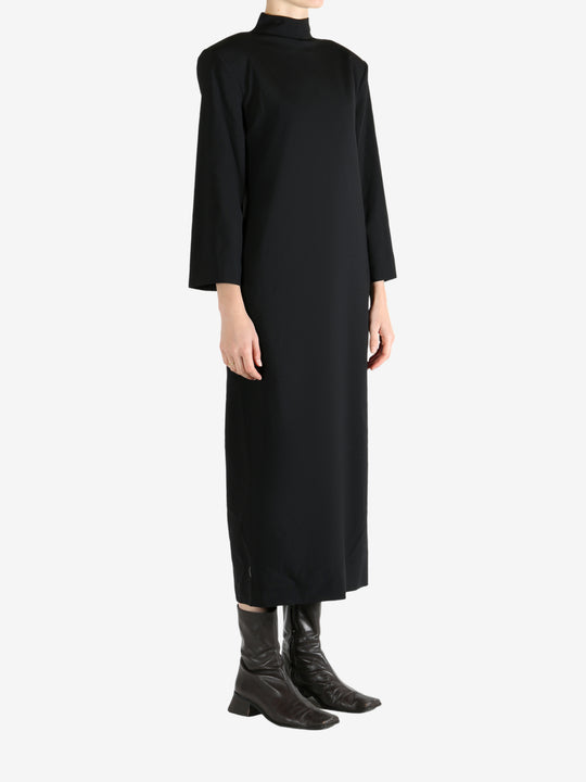 Black dress, full body view