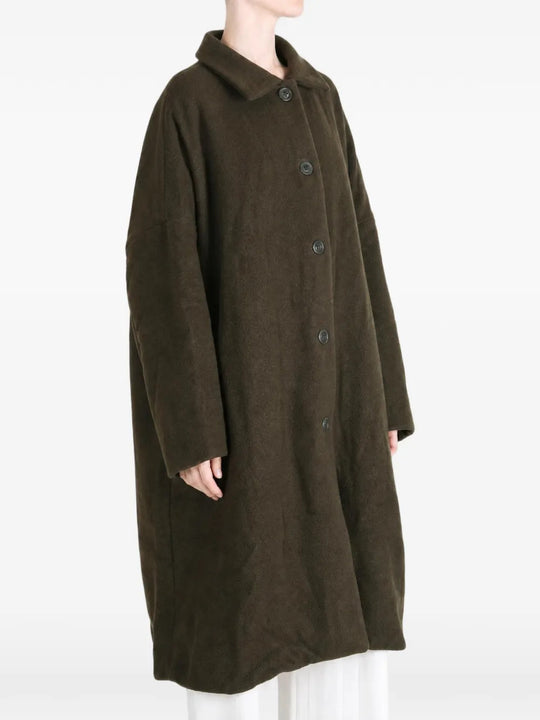 Brown jacket, full body view