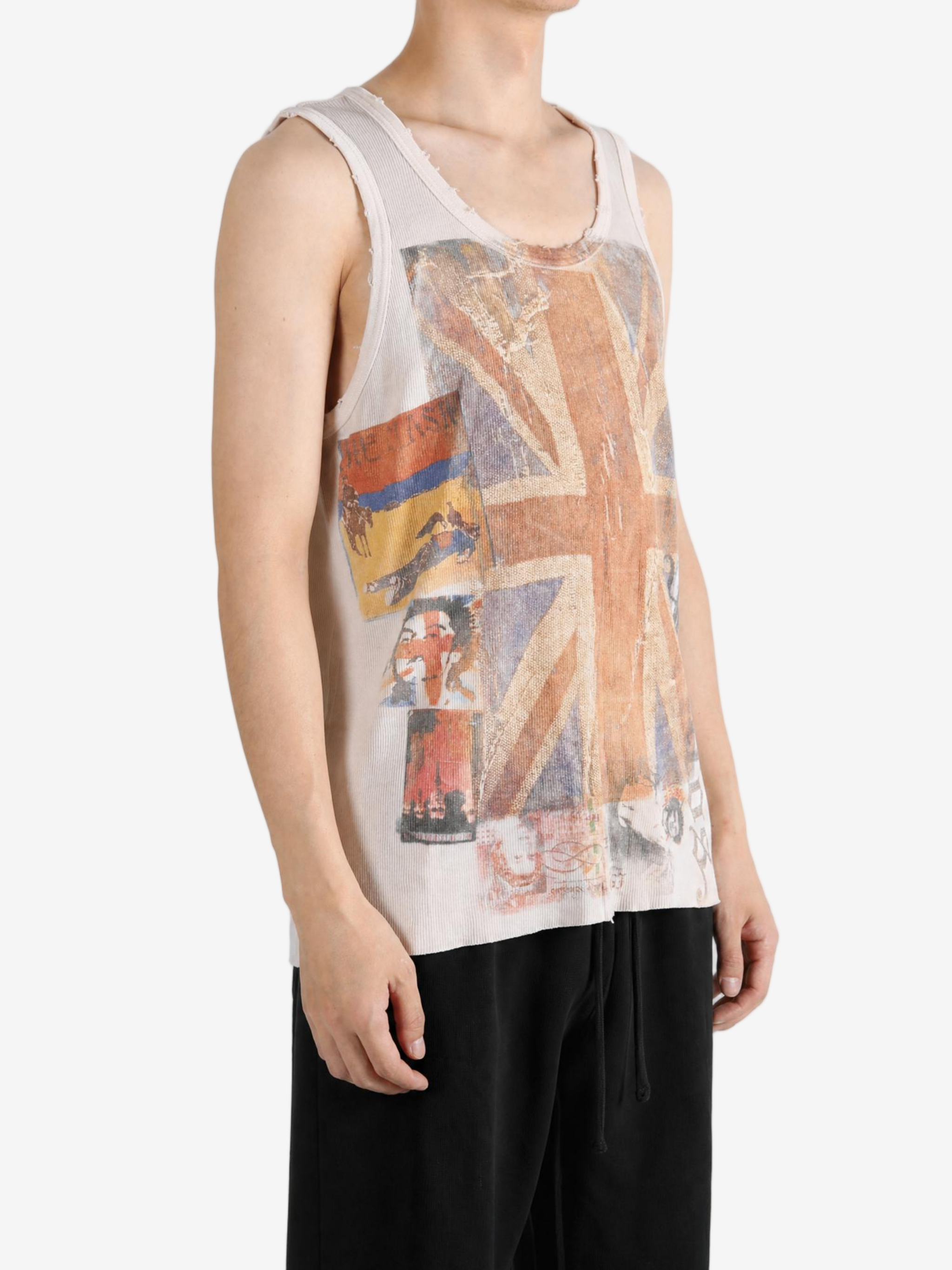 White t-shirt worn by a person, showing the t-shirt fit