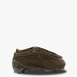 Brown sneakers, front view