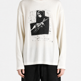 Tan t-shirt, full body view