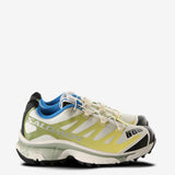 Yellow sneakers, front view