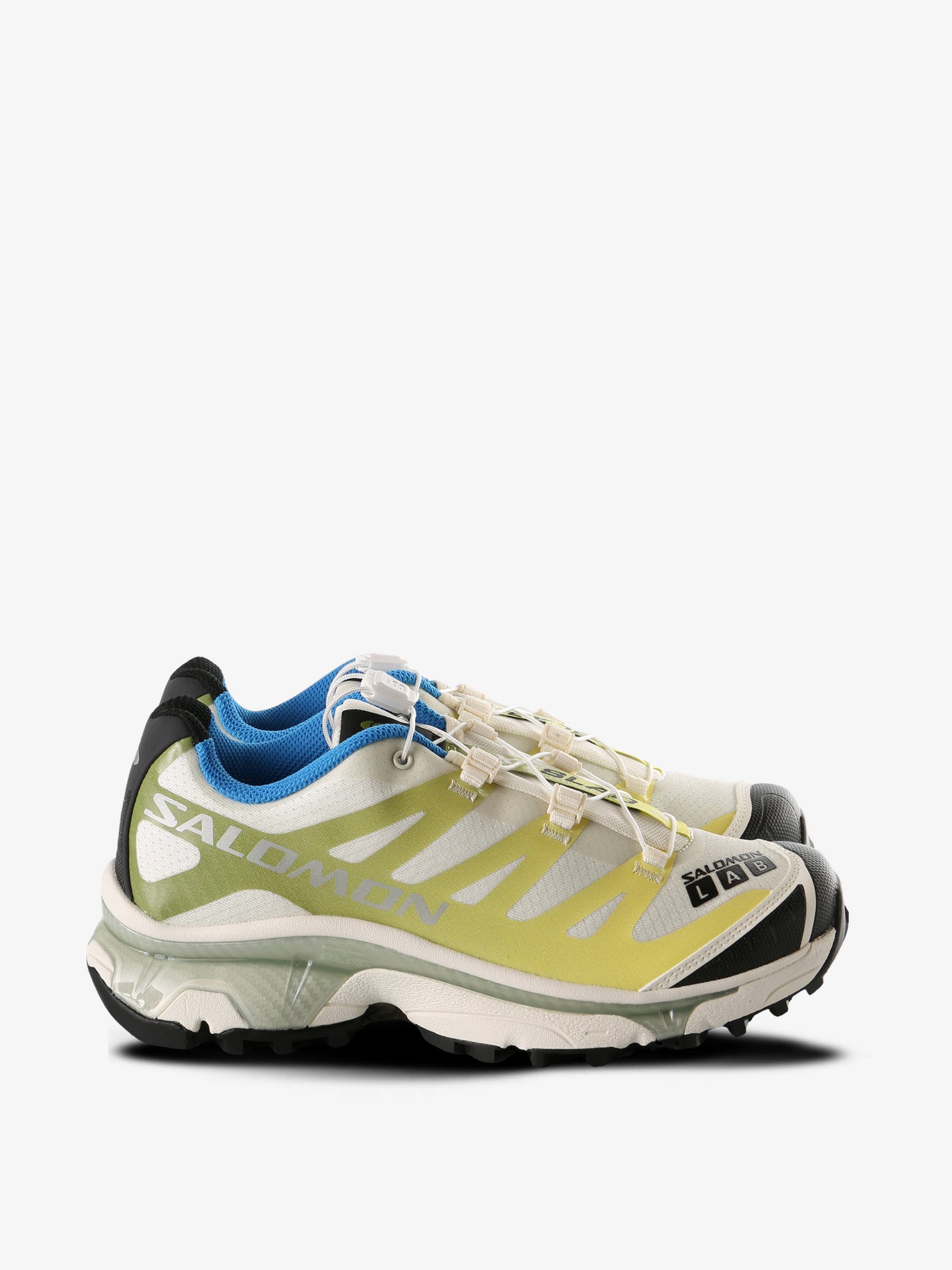 Yellow sneakers, front view