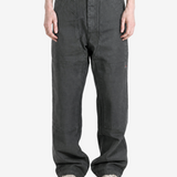 Grey pants, full body view