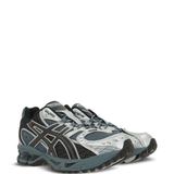 Green sneakers, side view