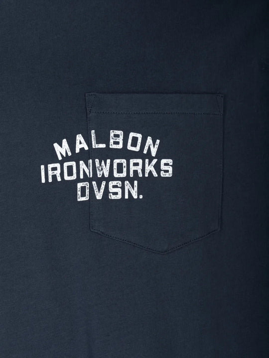 Navy t-shirt, front view