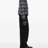 BURBERRY - Men Jacquard Check Crew Neck Top