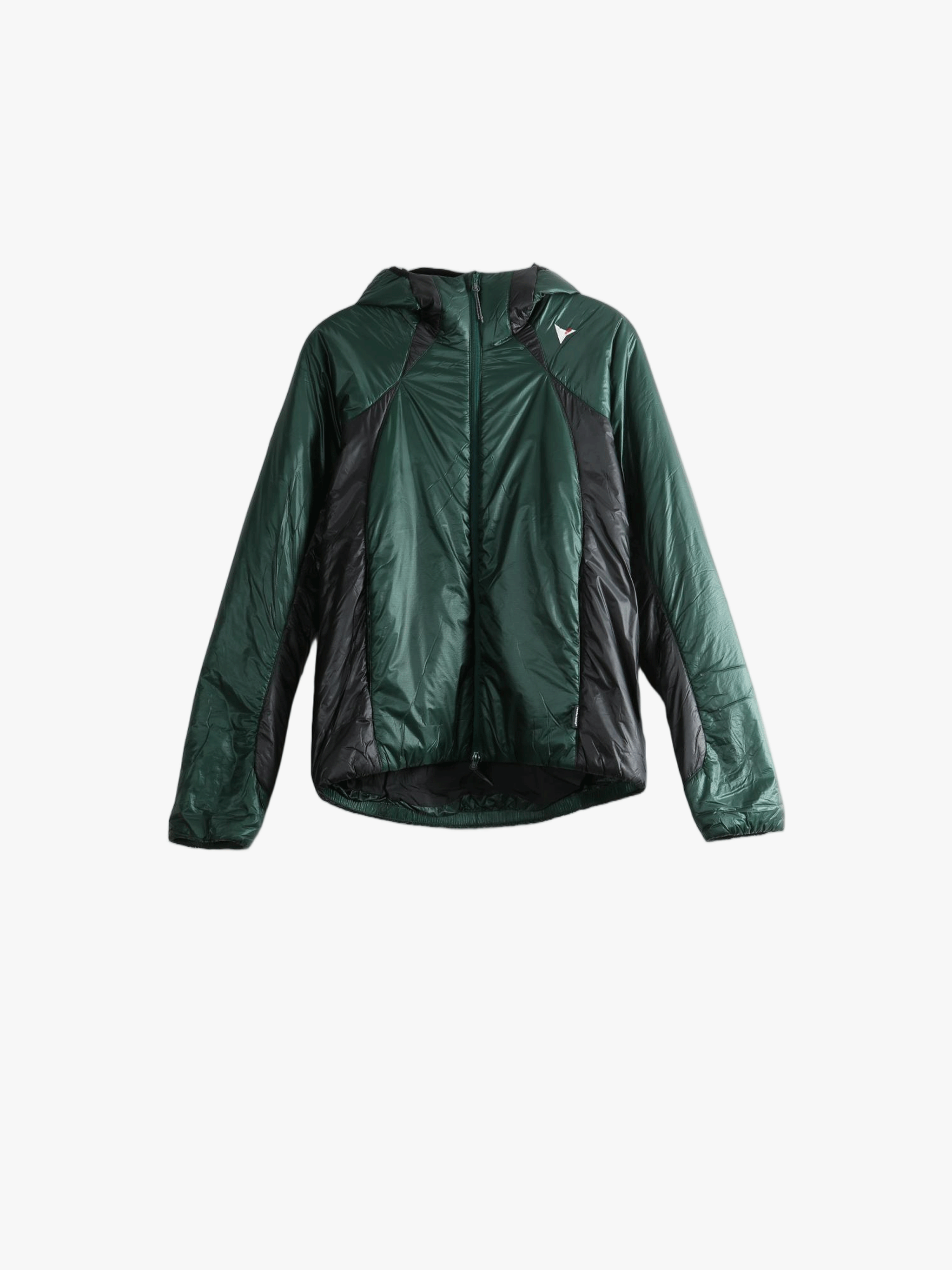 Green jacket, front view