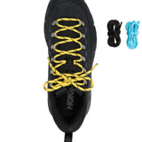 Black sneakers, top view