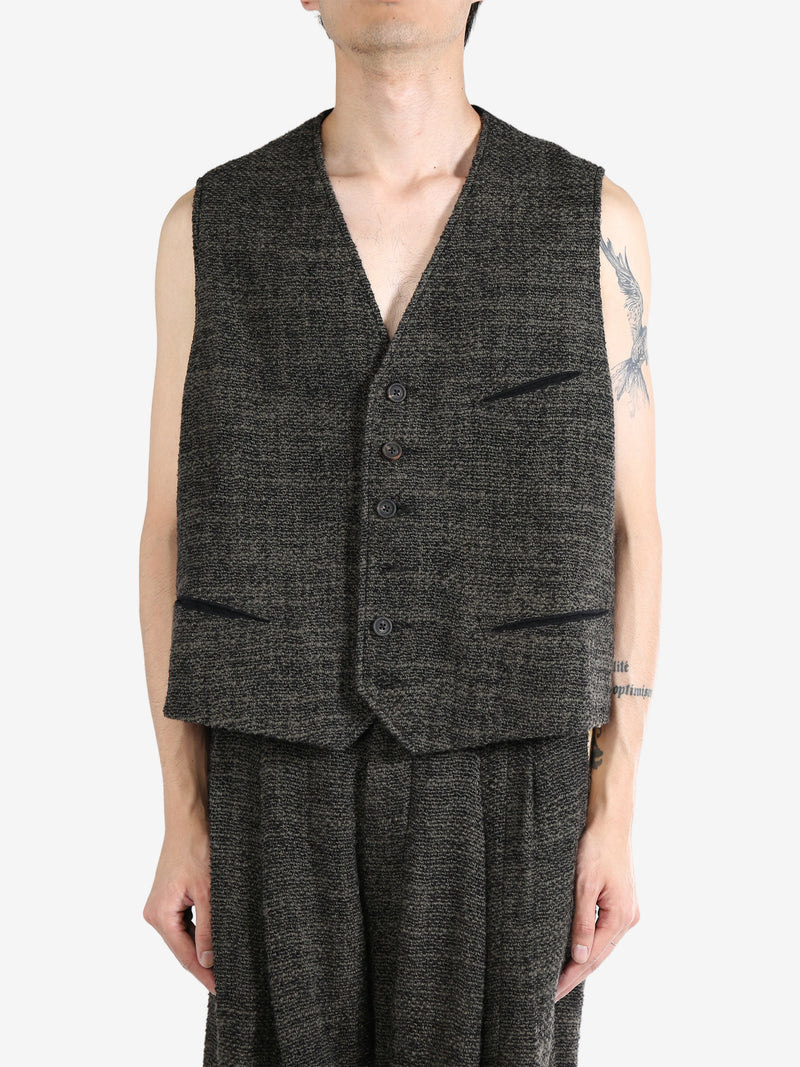 ZIGGY CHEN - Men Single Breasted Waistcoat