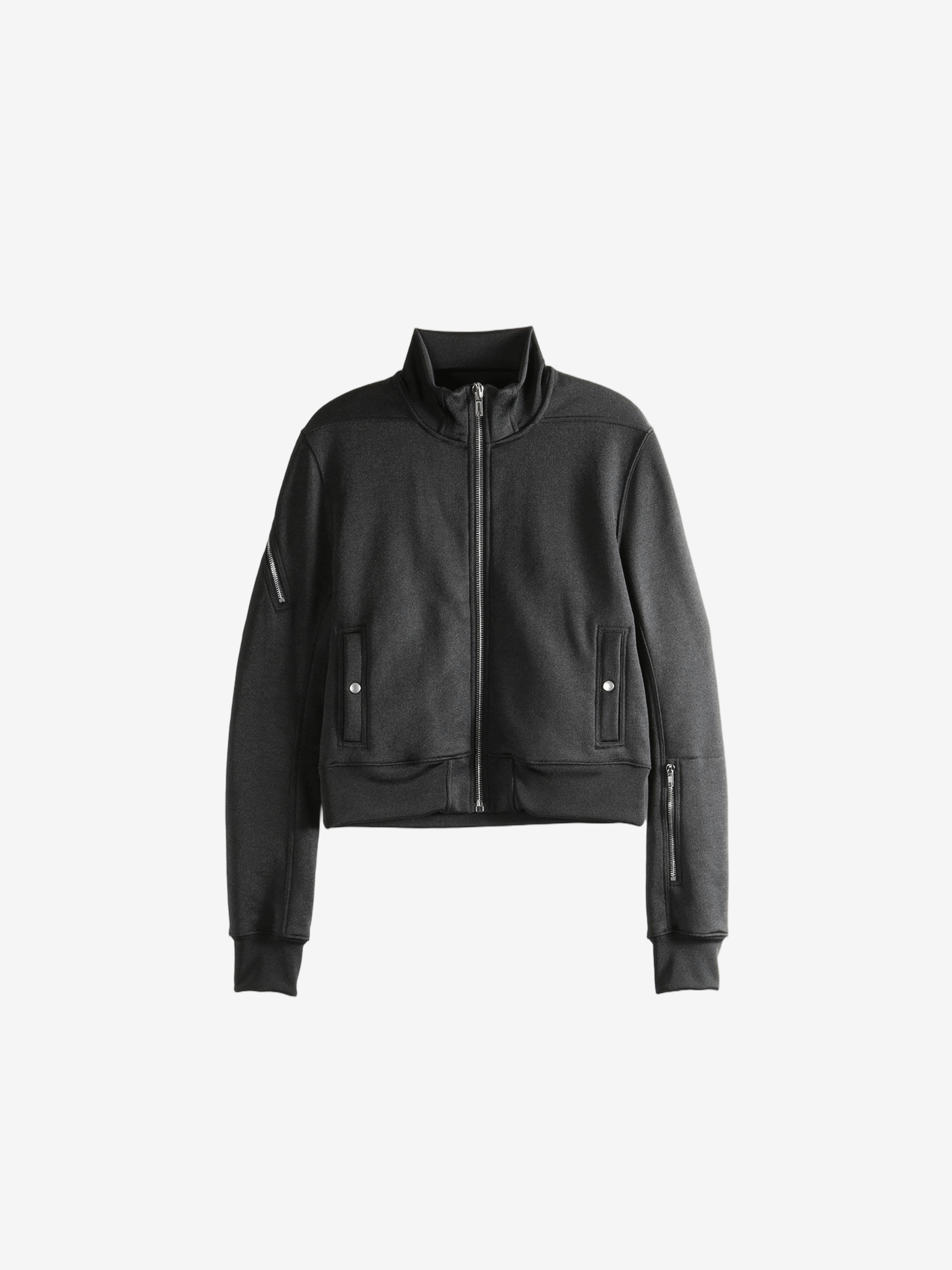 Black jackets, front view