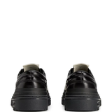 Black sneakers, back view
