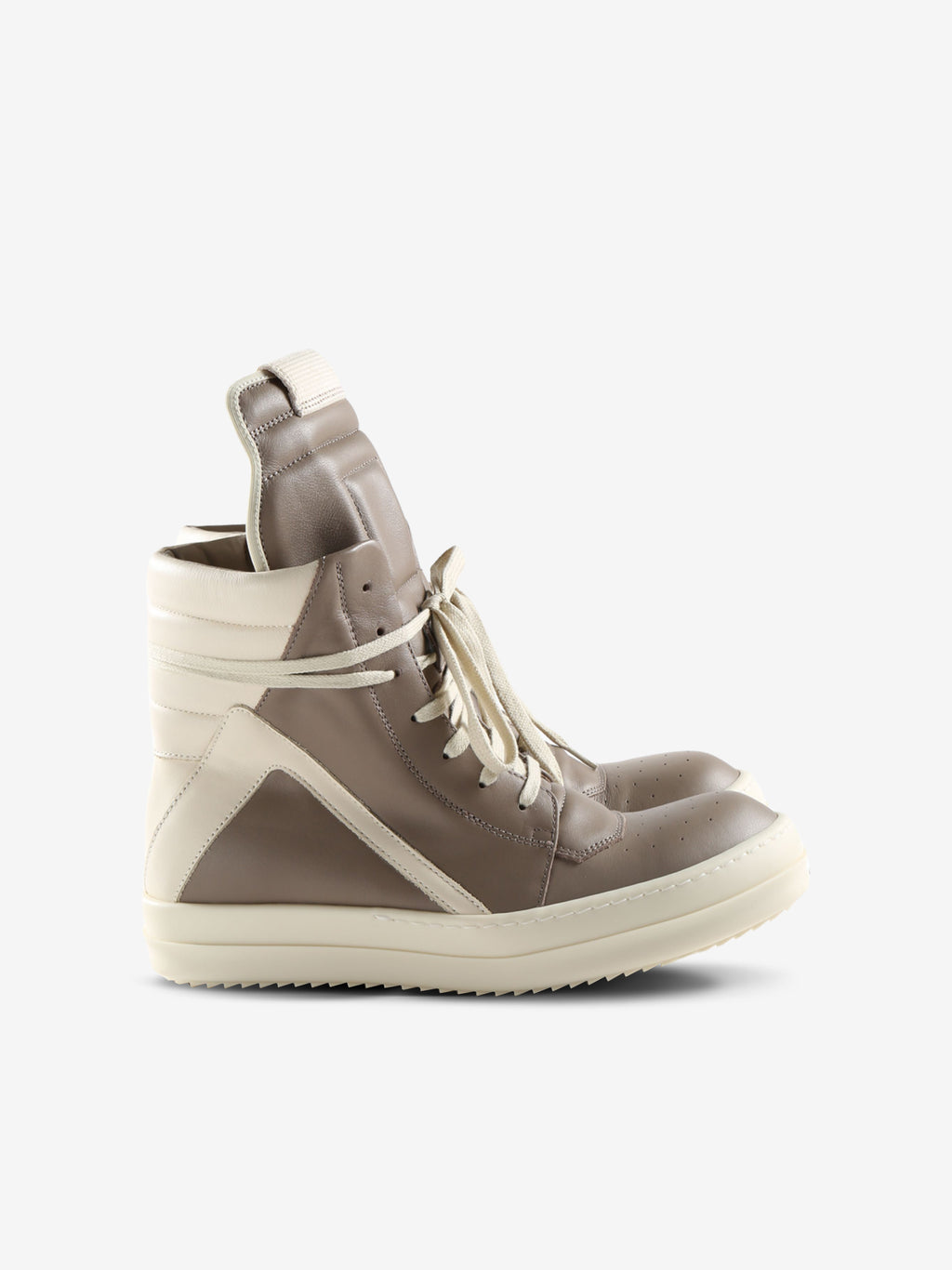 RICK OWENS - Women Scarpe In Pelle Geobasket Sneakers