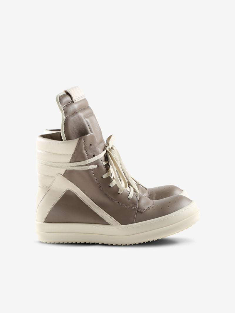 RICK OWENS - Women Scarpe In Pelle Geobasket Sneakers