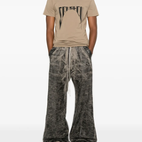 Grey pants,full body view