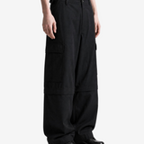 Black pants, full body view