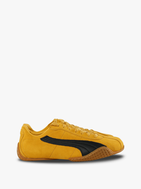 Yellow shoes, side view