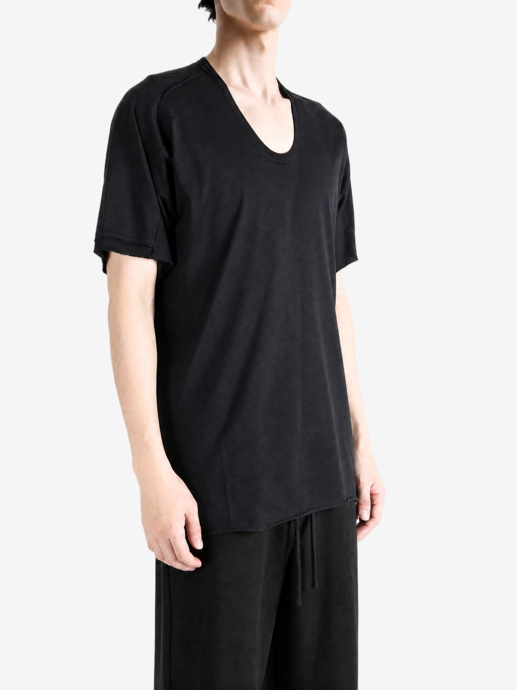 Black top, full body view