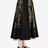 Black skirt, front view