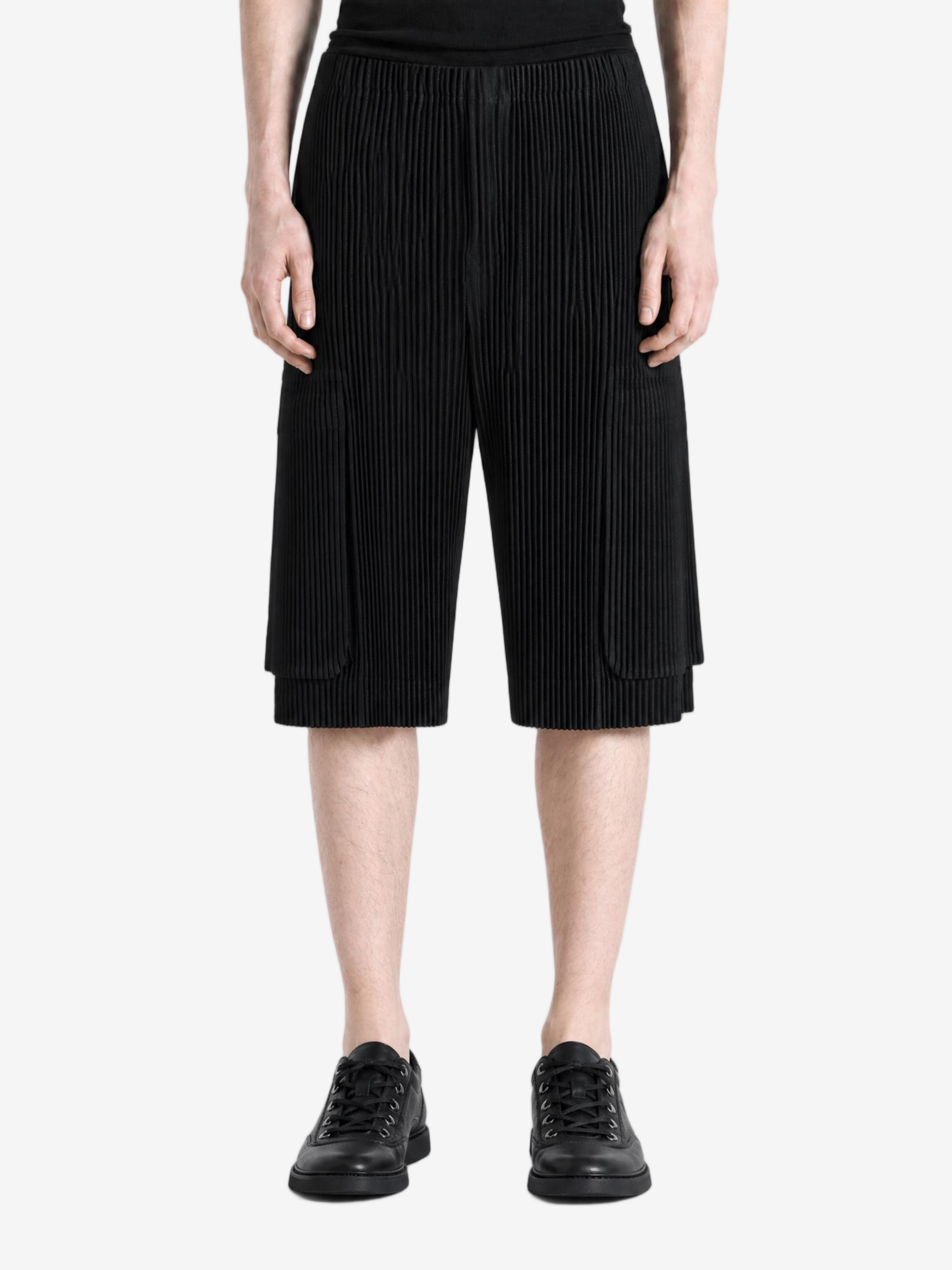 Black pants, full body view