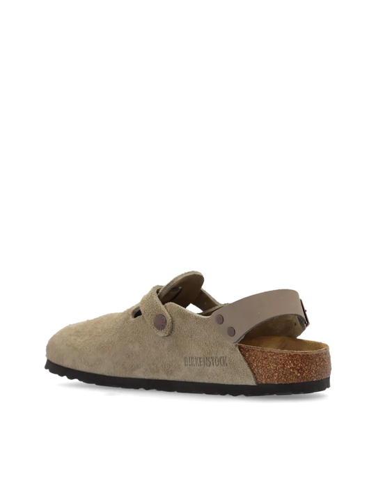 Tan sandals,side view