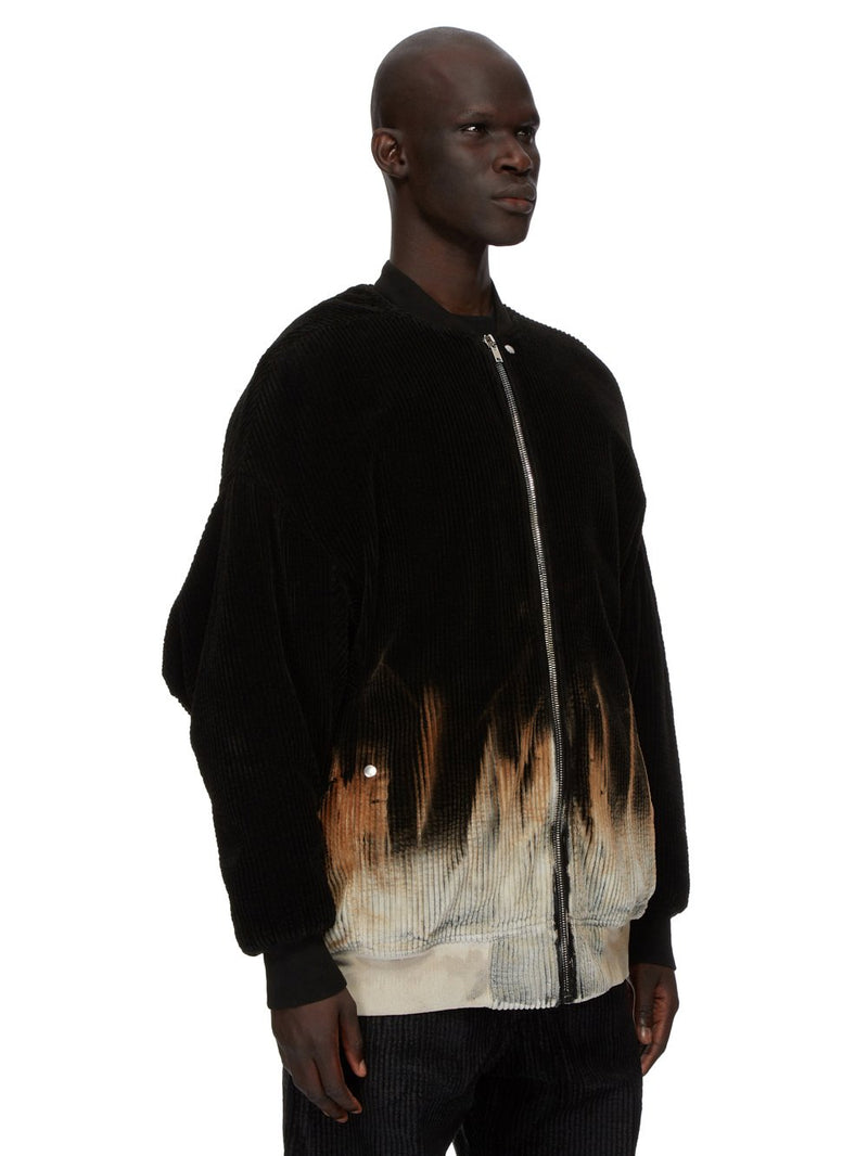 RICK OWENS DRKSHDW - Men Corduroy Hooded Peter Jacket