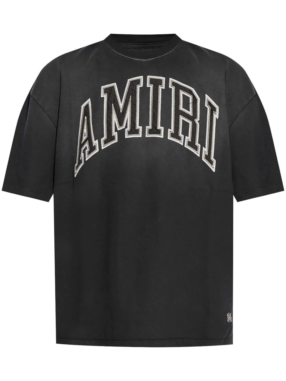 Black t-shirt, front view