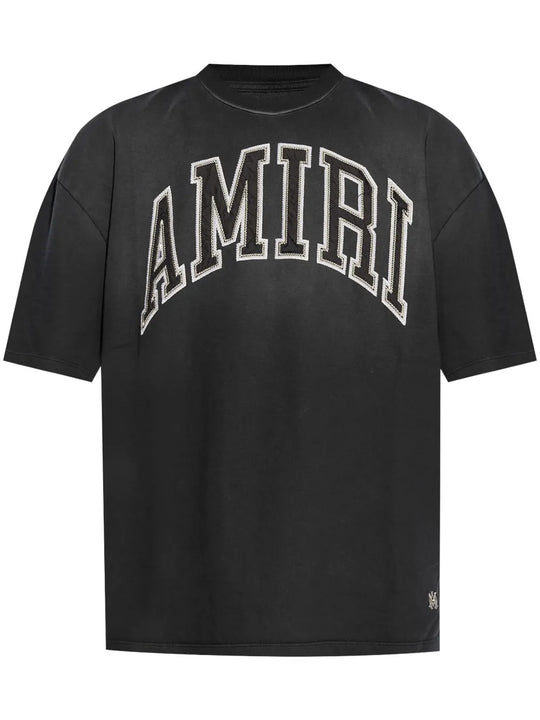 Black t-shirt, front view