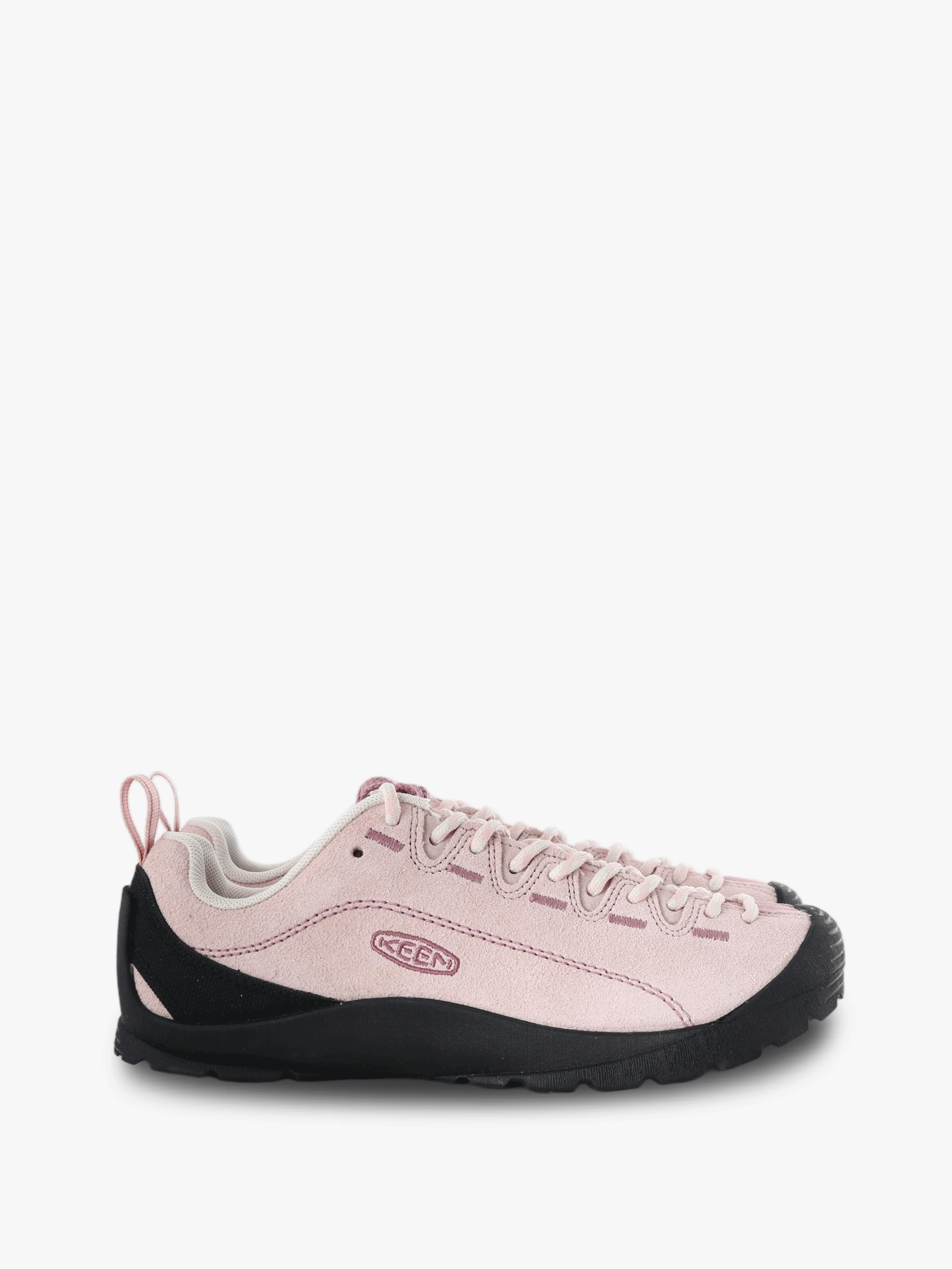 Pink shoes, side view