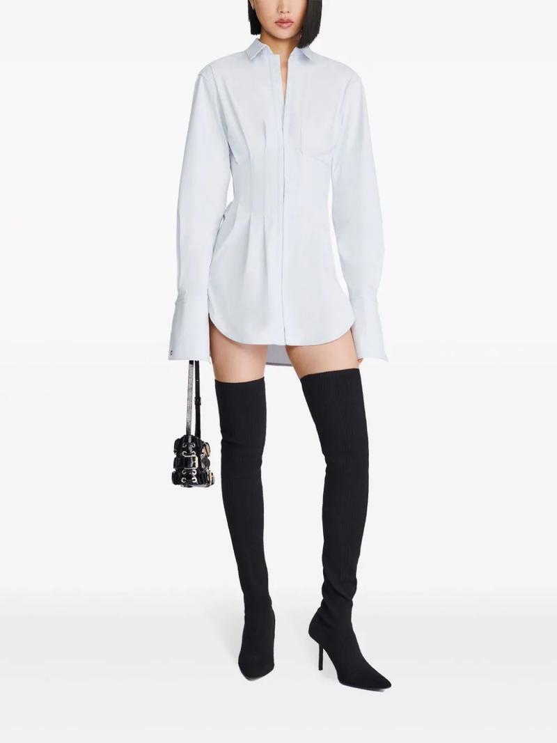 DION LEE Women Tuxedo Corset Shirt Dress – Atelier New York