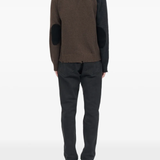 Black cardigan, full body view