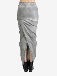 RICK OWENS DRKSHDW - Women Gonna In Denim - Pull On Pillar Skirt