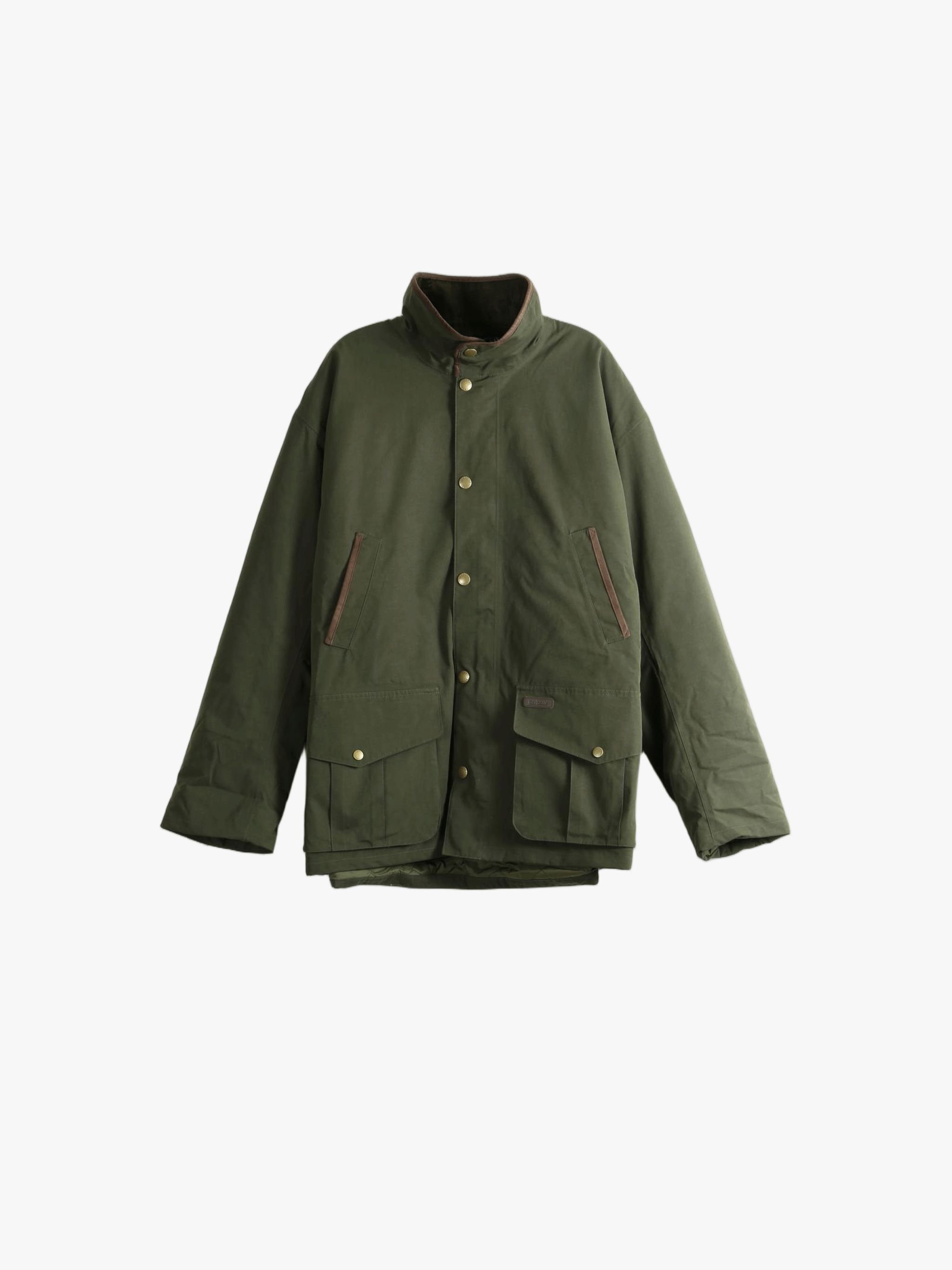 Green jacket, front view