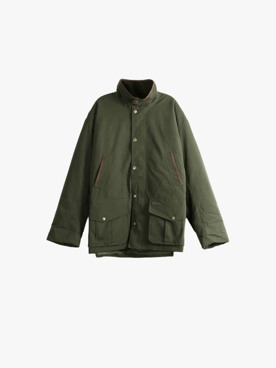 Green jacket, front view