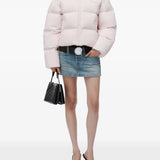 Pink jacket, front view