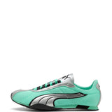 Green sneaker, side view