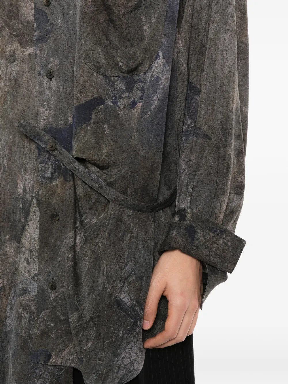 Grey jacket, front view