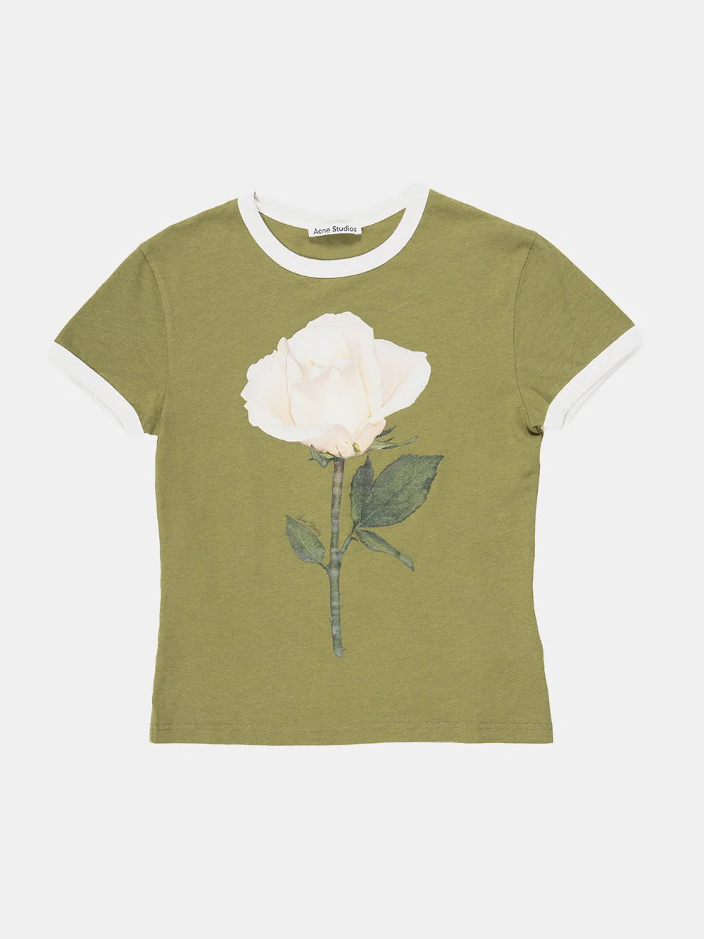 Green t-shirt, front view