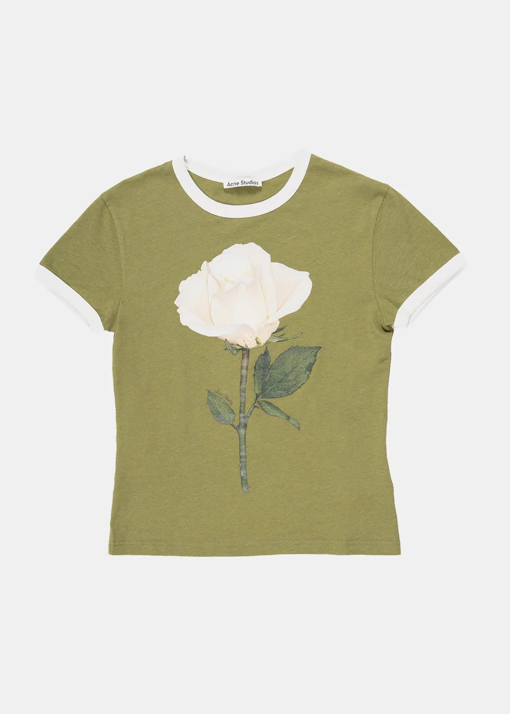 Green t-shirt, front view