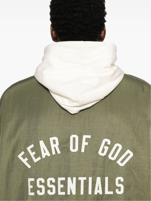 FEAR OF GOD ESSENTIALS - Men Textured Nylon Trench