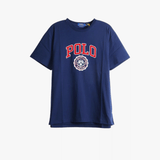 Navy t-shirt, front view