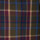 Close up of Green shirt, showing texture of the 100% cotton fabric