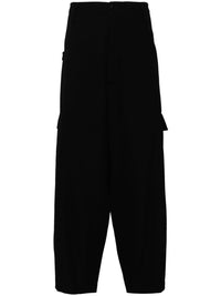 YOHJI YAMAMOTO POUR HOMME - Men Wool Gabardine Tab Wide Pant