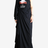 Black dress, full body view