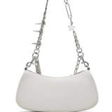 White bag, back view