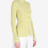 Yellow shirt worn by a person, showing the shirt fit