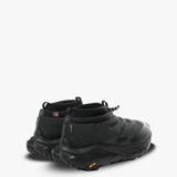 Black high-top sneaker,back view