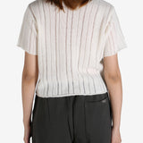 THE ELDER STATESMAN - Women Drop Needle SS Tee