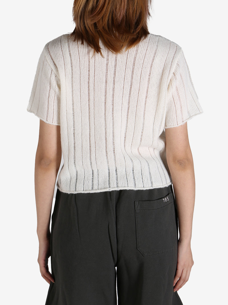 THE ELDER STATESMAN - Women Drop Needle SS Tee